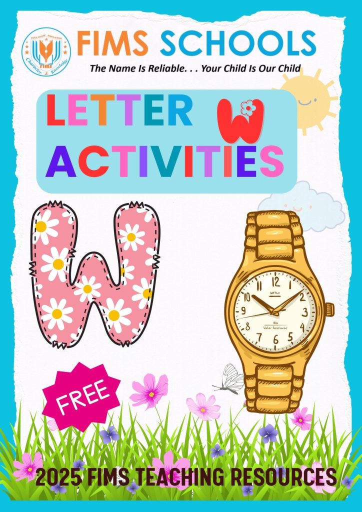 Letter W Worksheets