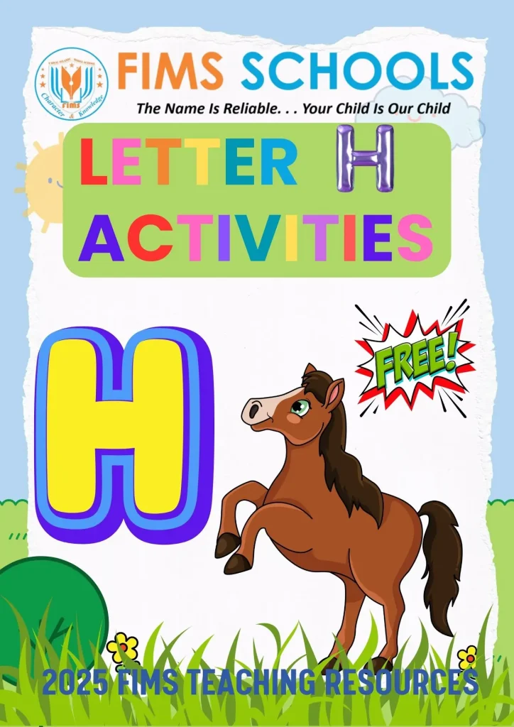 Letter H Worksheets