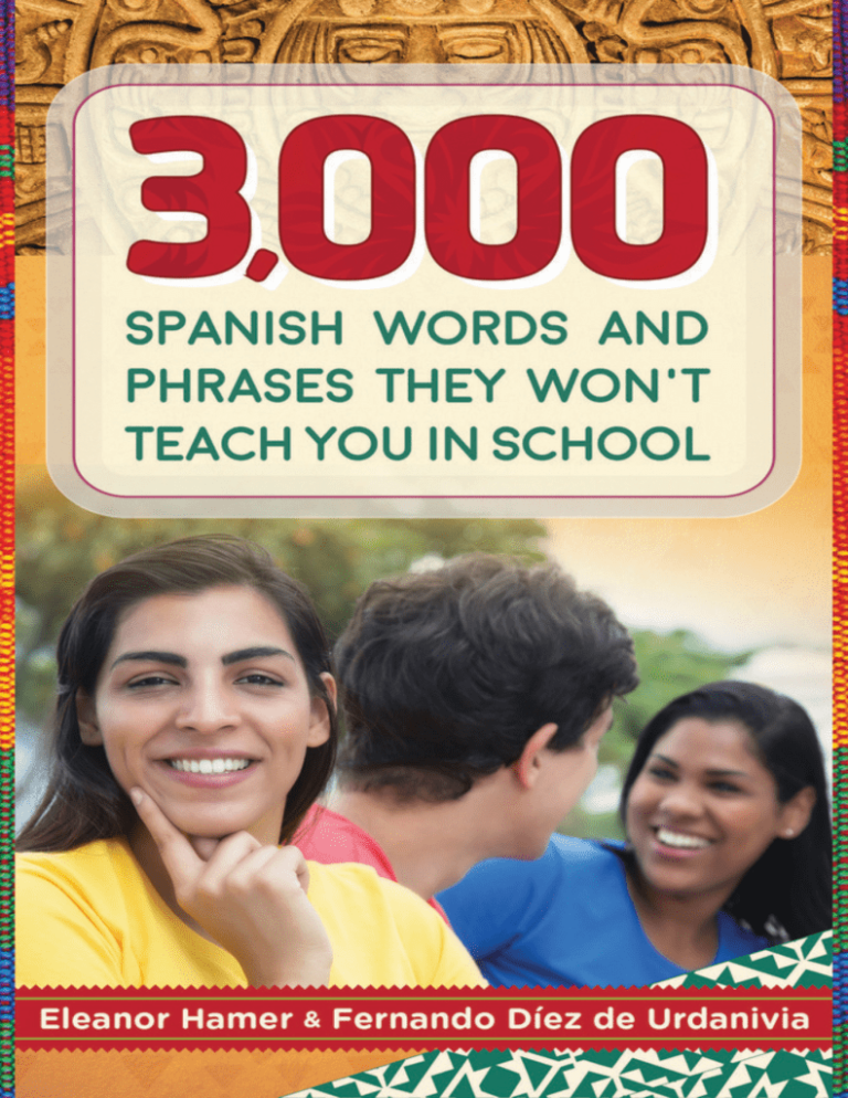 3,000 Spanish Words And Phrases Book