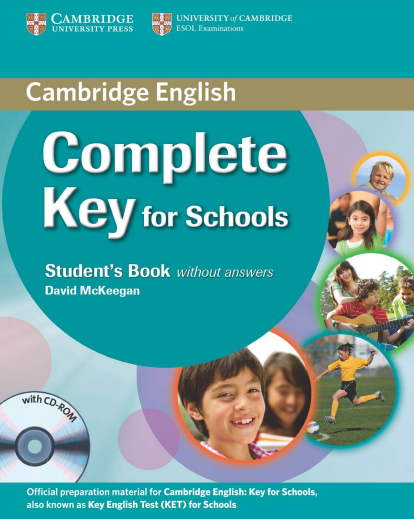 Cambridge English Complete Key for Schools Student's Book cover