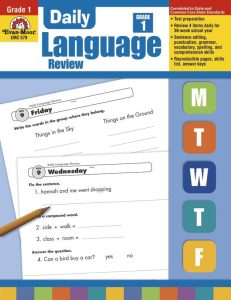 Daily Language Review Level 1 workbook cover