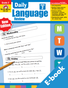 Daily Language Review Level 2 workbook cover