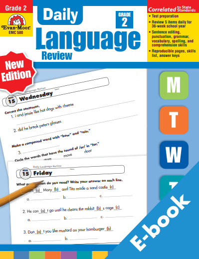 Daily Language Review Level 2 workbook cover