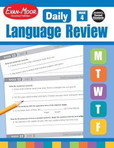 Daily Language Review Level 4 workbook cover