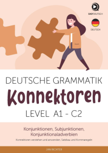 Deutsche Grammatik Konnektoren A1-C2 book cover