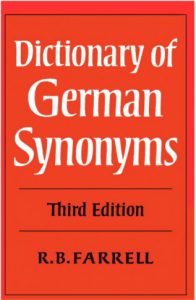 Dictionary of German Synonyms
