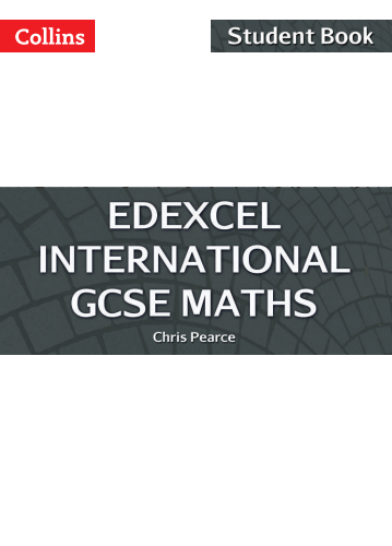 Edexcel iGCSE Maths Textbook cover