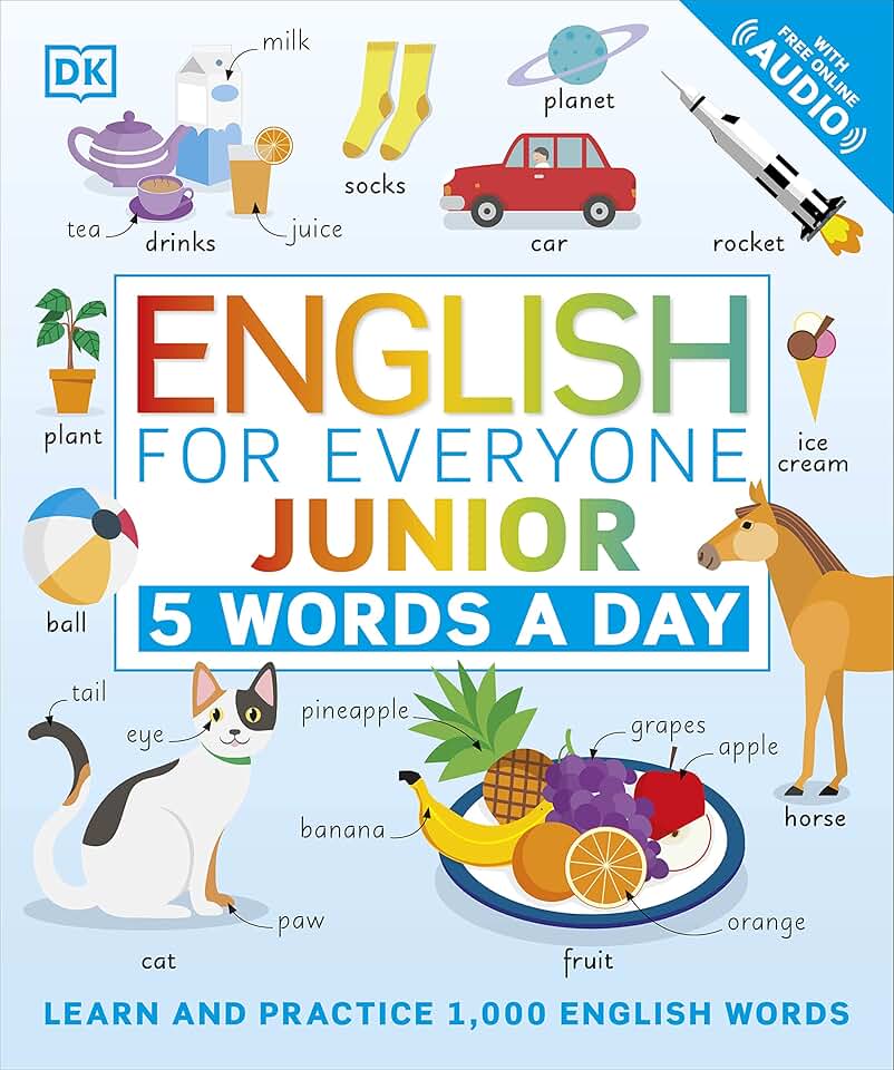 French for Everyone Junior 5 Words a Day book cover