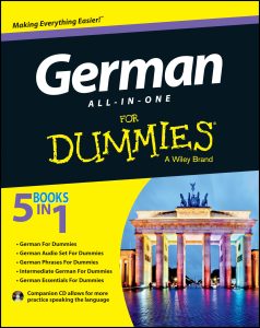 German All-in-One For Dummies book cover