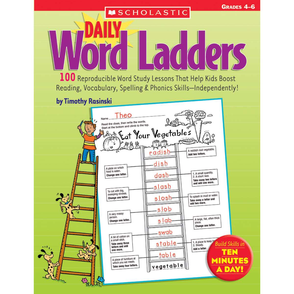 Grades 4-6 100 Reproducible Reading Activities book cover
