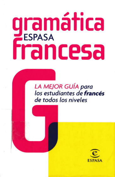 Gramática francesa book cover