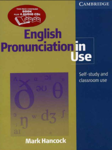 English Pronunciation in Use book cover