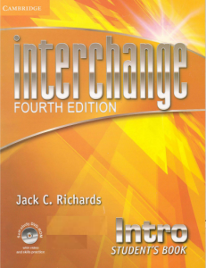 Interchange Students Book 4 cover