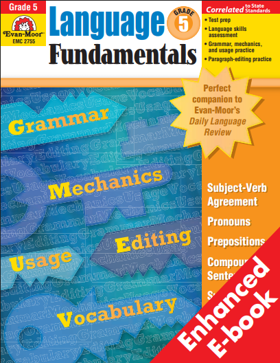 Language Fundamentals Grade 5 workbook cover