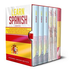 Learn Spanish 6 books in 1 book cover