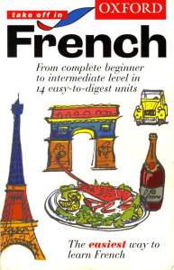 Oxford Take Off in French Book