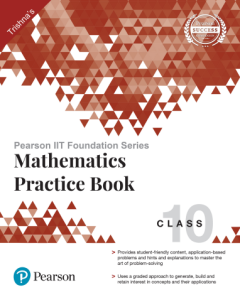 Pearson IIT Foundation Series Mathematics Practice Book First Edition Class 10 cover