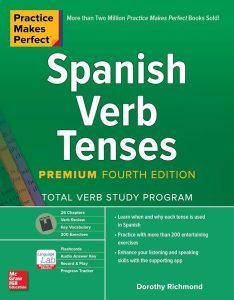 Practice Makes Perfect Spanish Verb Tenses book cover