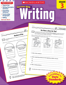 Scholastic Success with Math Grade 3 workbook cover