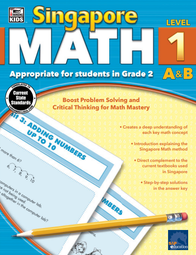 Singapore Math 1 book cover