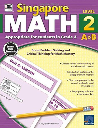 Singapore Math 2 book cover