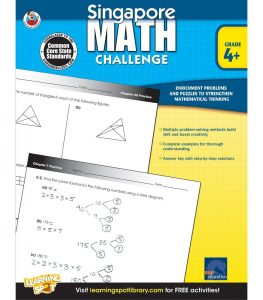 Singapore Math 4 book cover