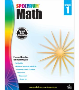 Spectrum Math 1 workbook cover