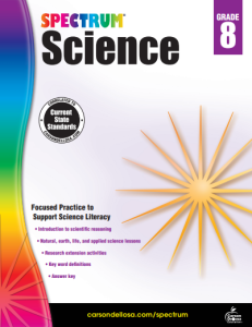 Spectrum Science 8 workbook cover