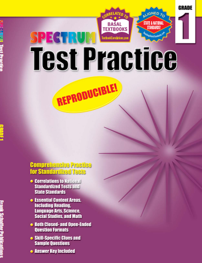 Spectrum Test Practice 1 book cover