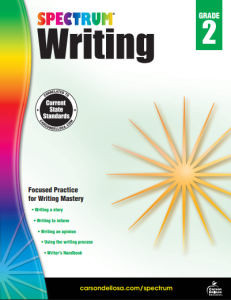 Spectrum Writing 2 workbook cover