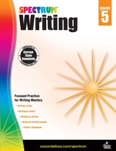 Spectrum Writing 5 workbook cover