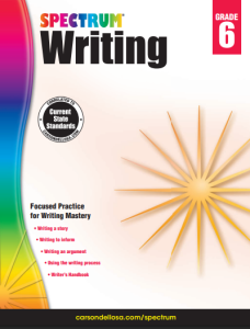 Spectrum Writing 6 workbook cover