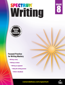 Spectrum Writing 8 workbook cover