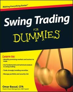 Swing Trading For Dummies book cover by Omar Bassal