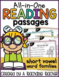 All In One Reading Short Vowels Book