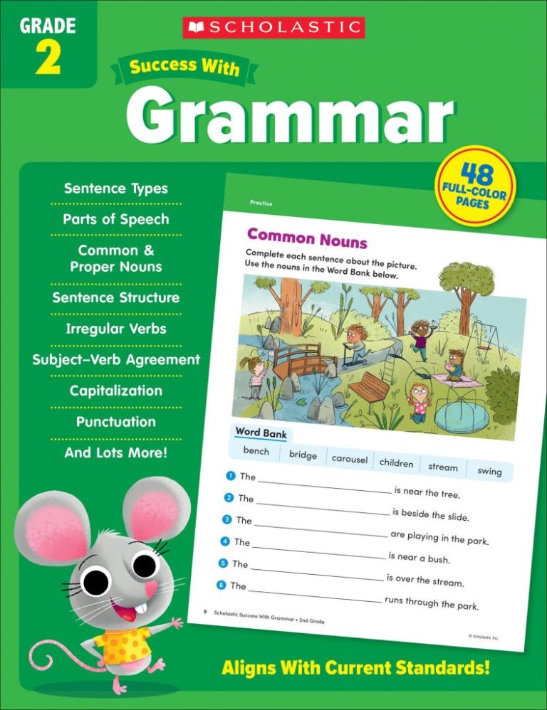 Scholastic Success With Grammar Workbook 2