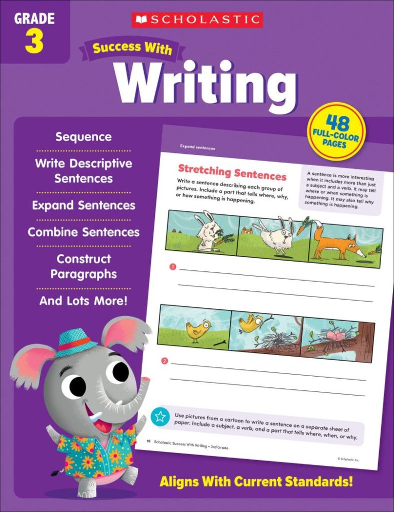 Scholastic Success With Writing Workbook 3