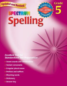 Spectrum Spelling Workbook 5