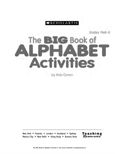 The Big Book Of Activities