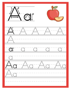 Alphabet Trace and Write Workbook