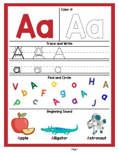 Alphabet Tracing Worksheets