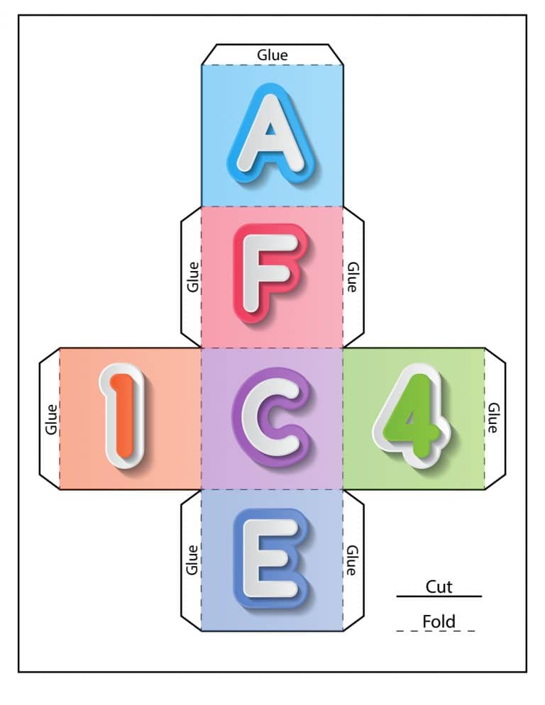 Foldable Boxes free Worksheets