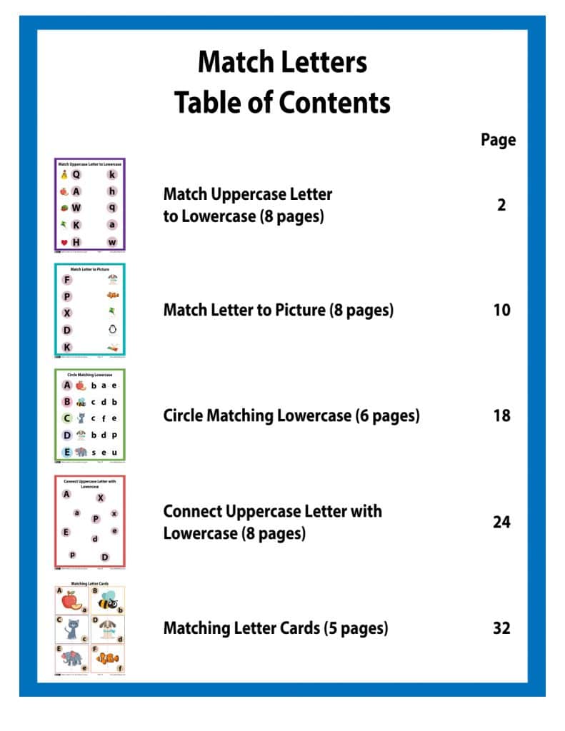 Match Letters