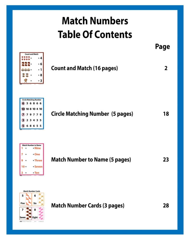 Match Numbers