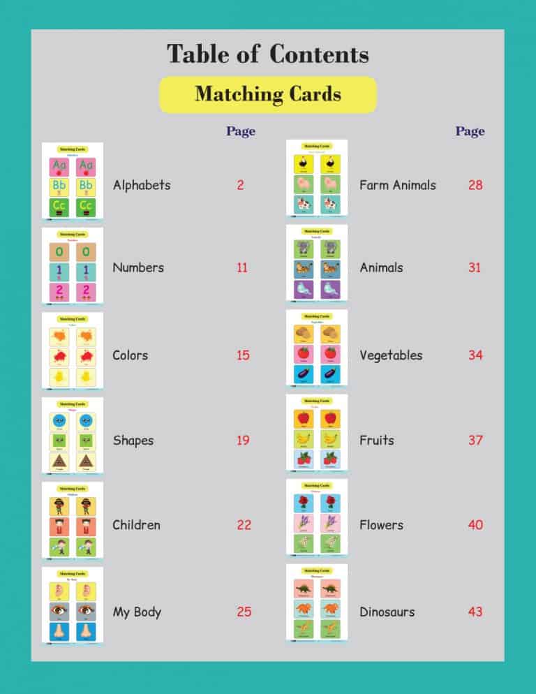 Matching Cards
