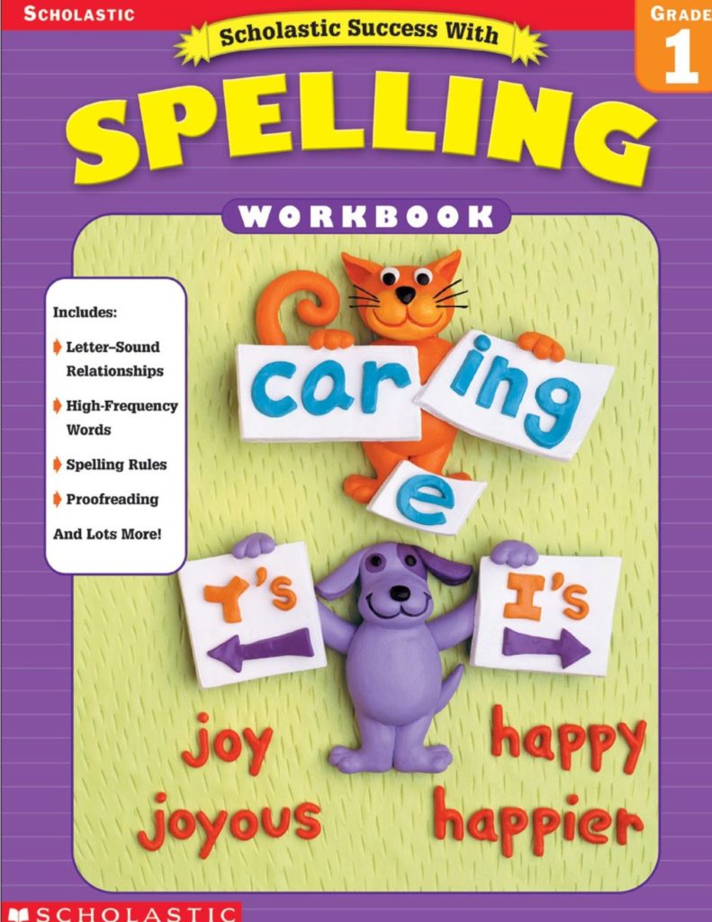 Scholastic Success With Spelling Workbook 1