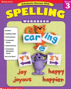 Scholastic Success With Spelling Workbook 3