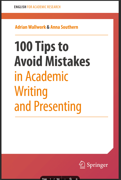 100 Tips to Avoid Mistakes in Academic Writing