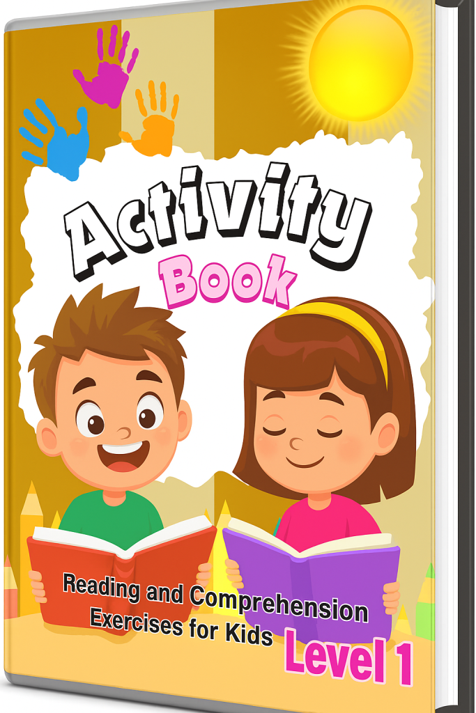 Activity Level 1 Book Reading and Comprehension Exercises for Kids