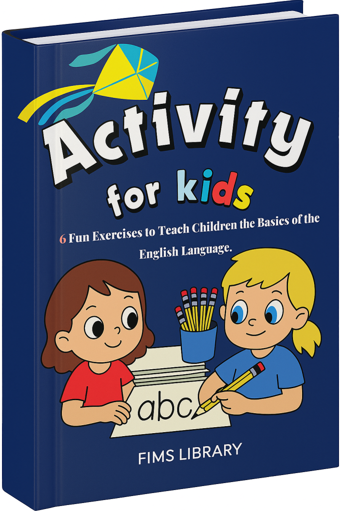 Activity for Kids to Teach Children the Basics of the English Language